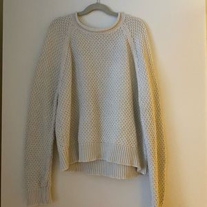 cream ralph lauren sweater. medium size. worn very few times.